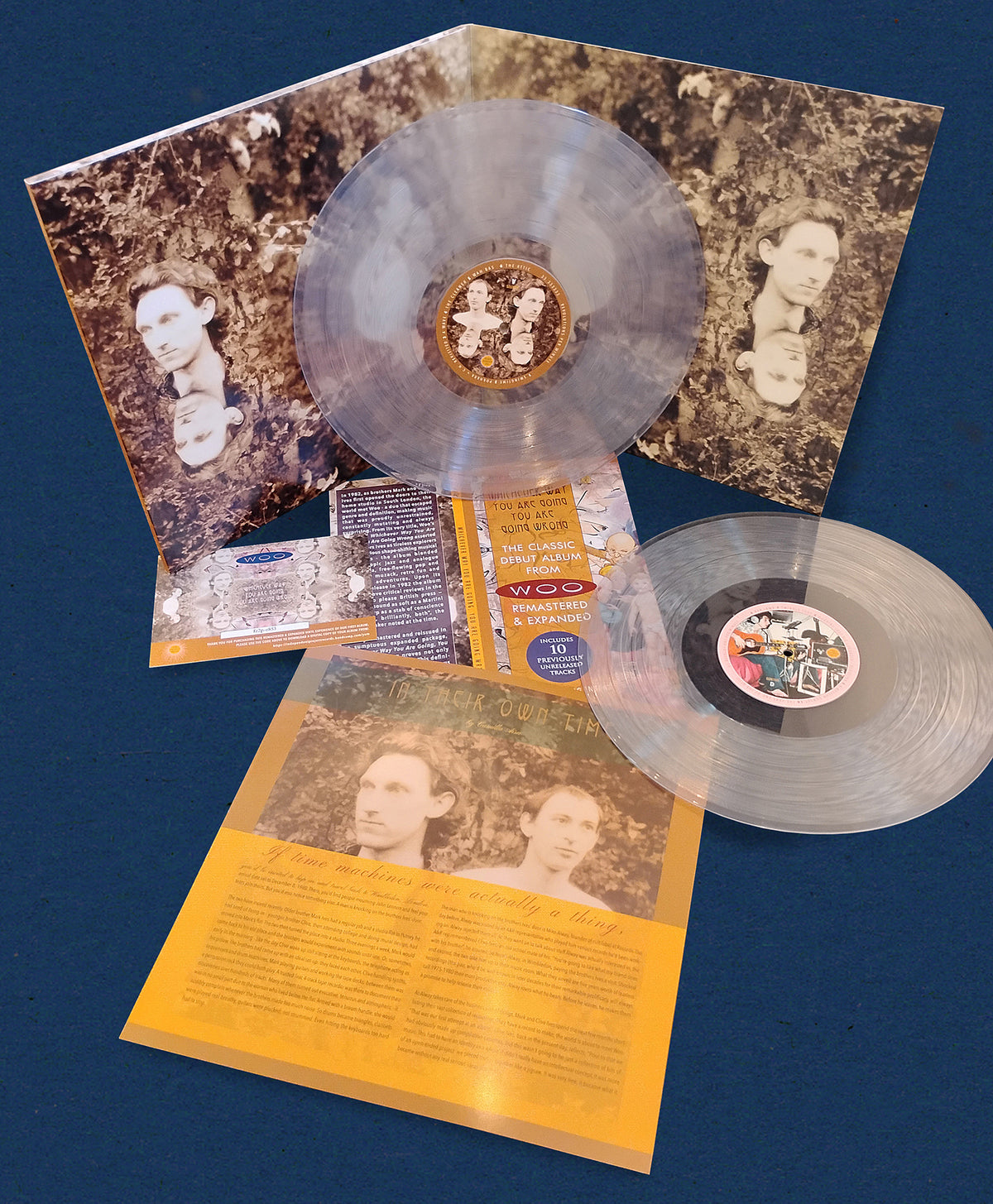 WOO  -  Whichever Way You Are Going, You Are Going Wrong Double LP (Clear Vinyl) image 3
