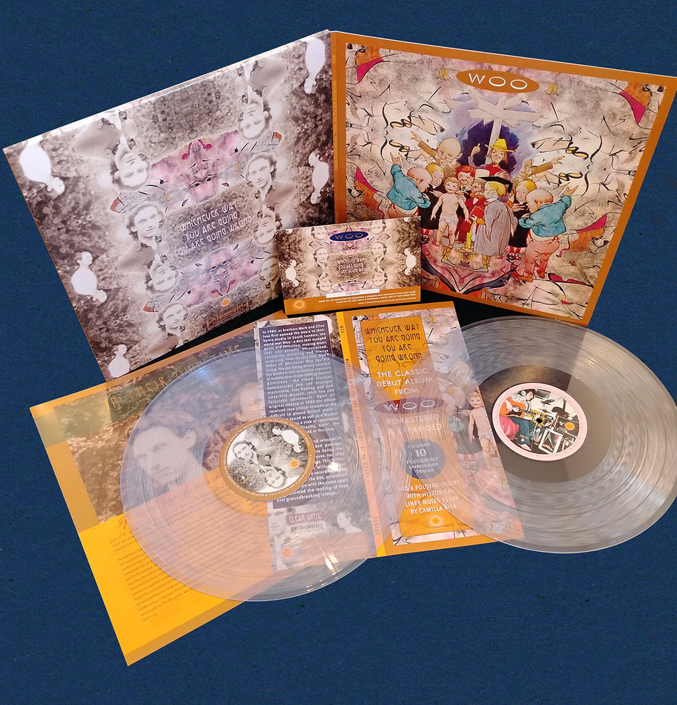 WOO  -  Whichever Way You Are Going, You Are Going Wrong Double LP (Clear Vinyl) image 0