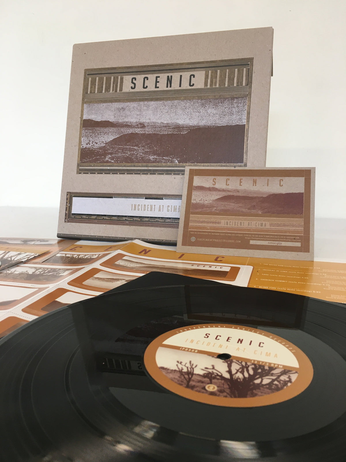 SCENIC  -  Incident At Cima black vinyl LP image 2