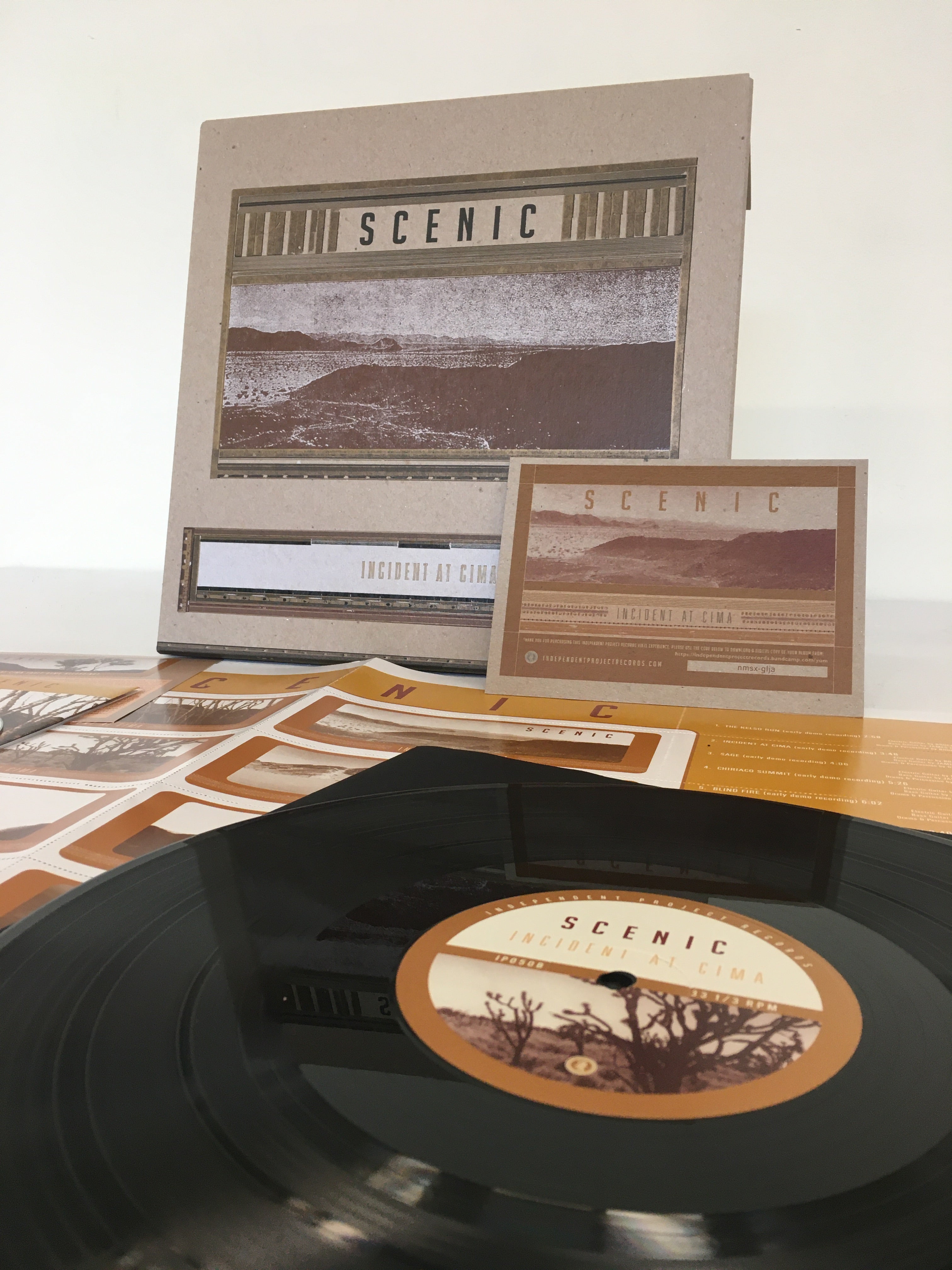 SCENIC  -  Incident At Cima black vinyl LP image 2