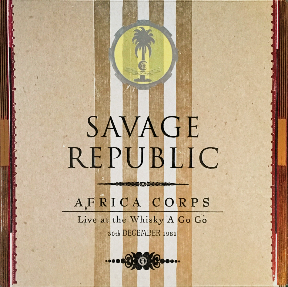 SAVAGE REPUBLIC - Africa Corps Live at The Whisky A Go Go - Clear Vinyl LP image 0