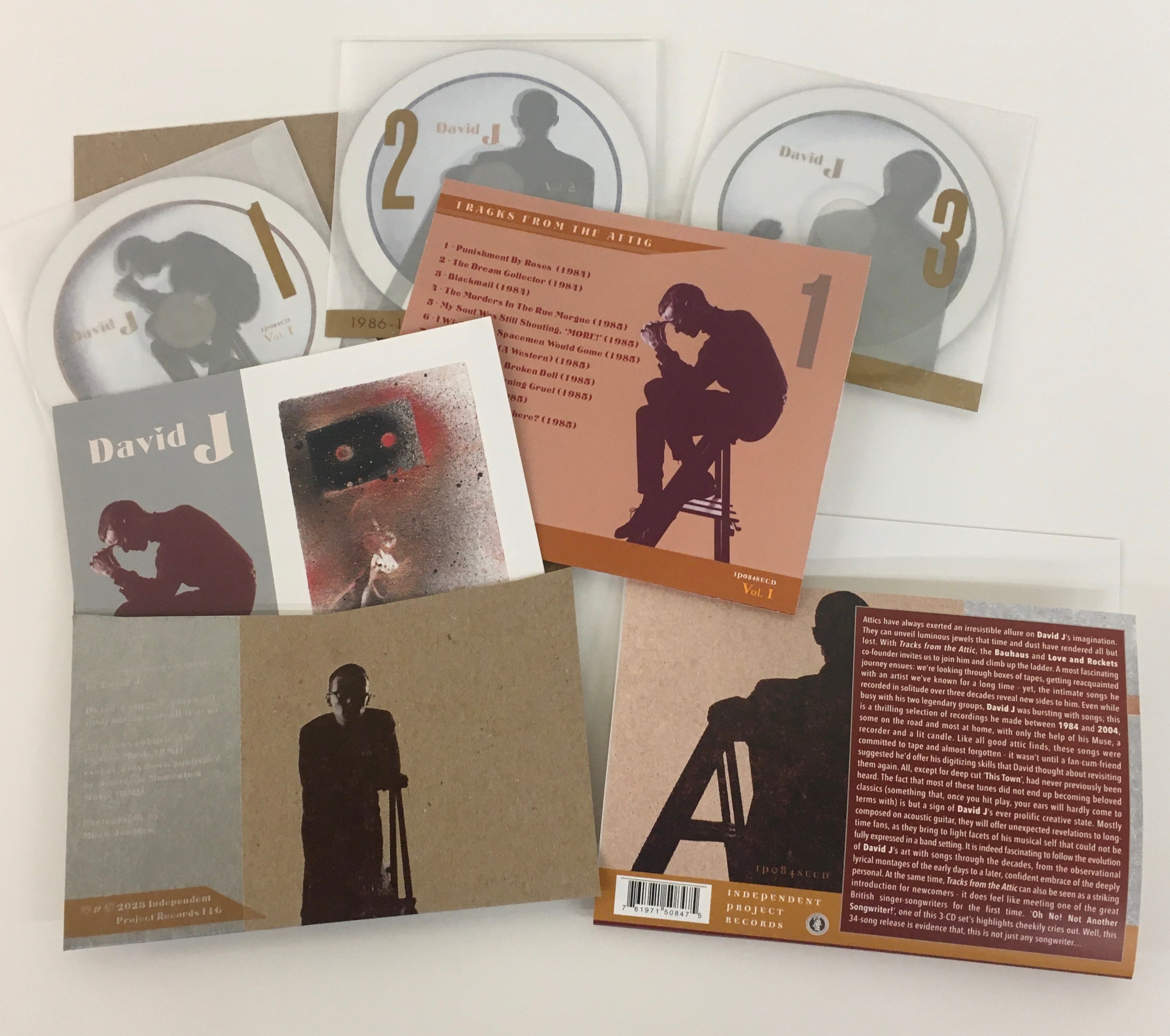 DAVID J - Tracks From the Attic -  Special Edition 3CD set image 3