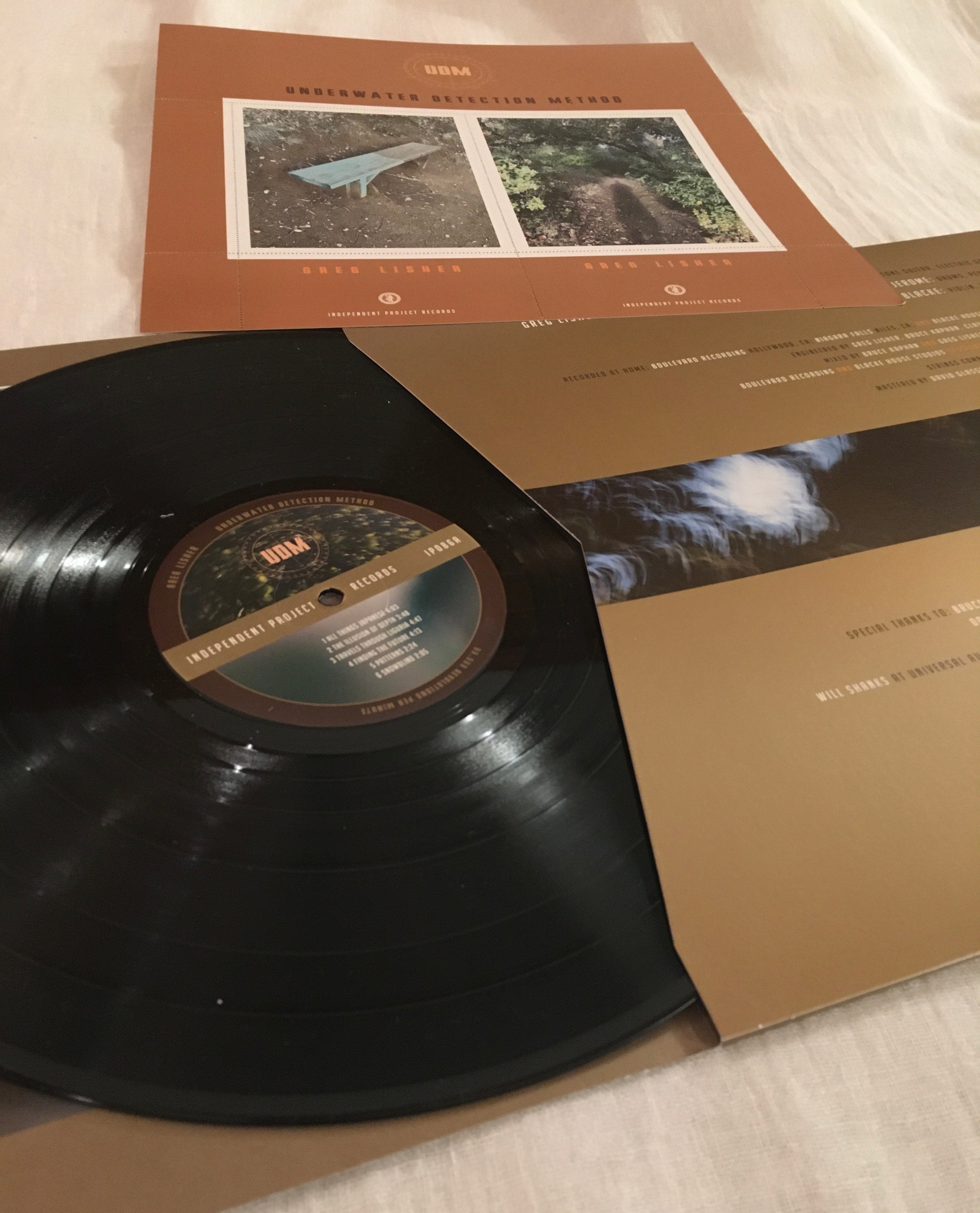 GREG LISHER - Underwater Detection Method -  Black Vinyl LP image 1