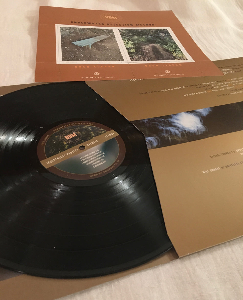 GREG LISHER - Underwater Detection Method -  Black Vinyl LP image 1