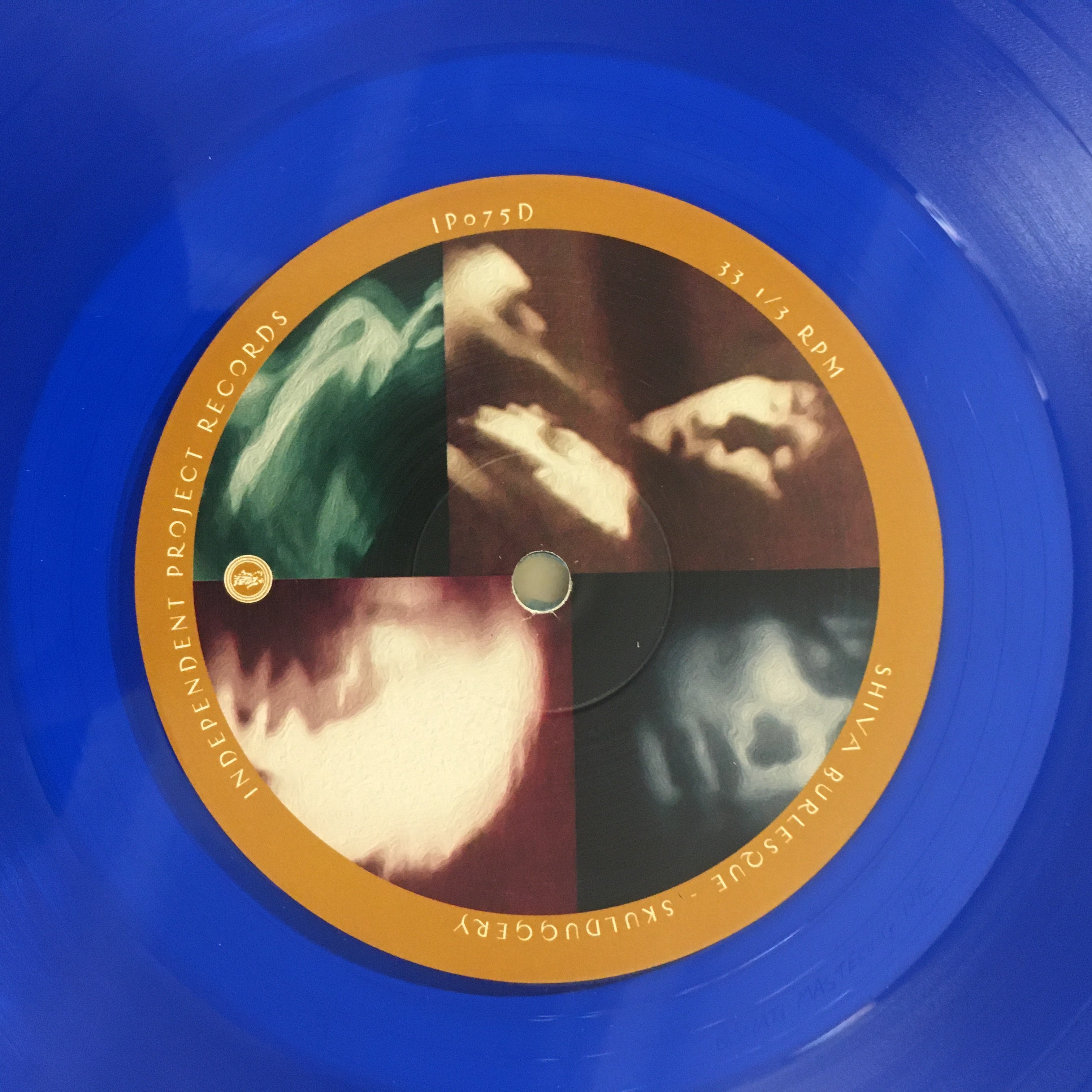 SHIVA BURLESQUE - Mercury Blues + Skulduggery blue vinyl double LP image 4