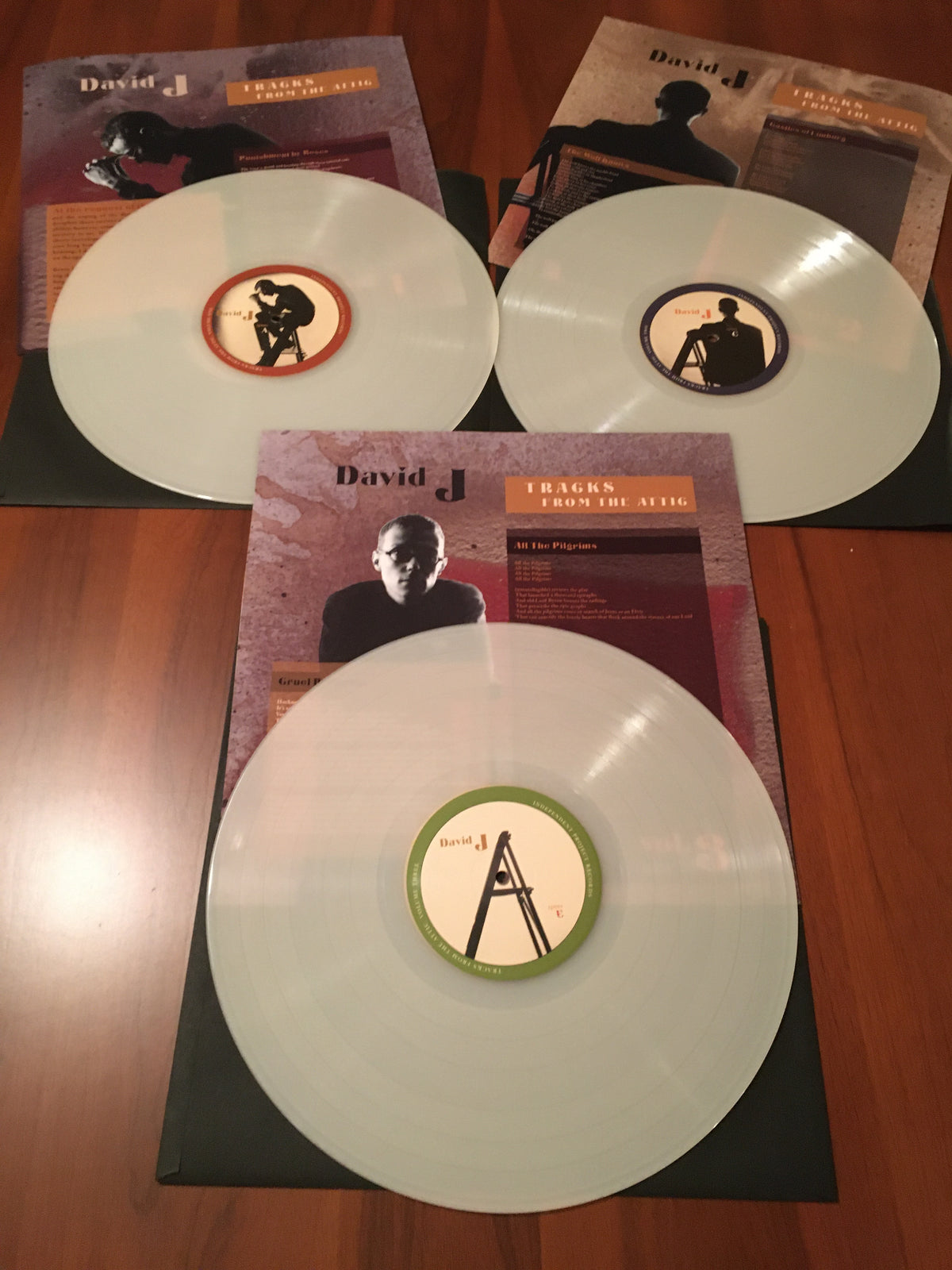 DAVID J - Tracks From the Attic -  Supreme Deluxe Vinyl Art edition Box Set image 0