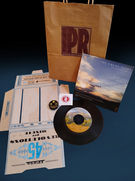 SHIVA BURLESQUE + THE GREAT QUIET - IPR XLV Anniversary Black Vinyl 7" Gift Bag image 3