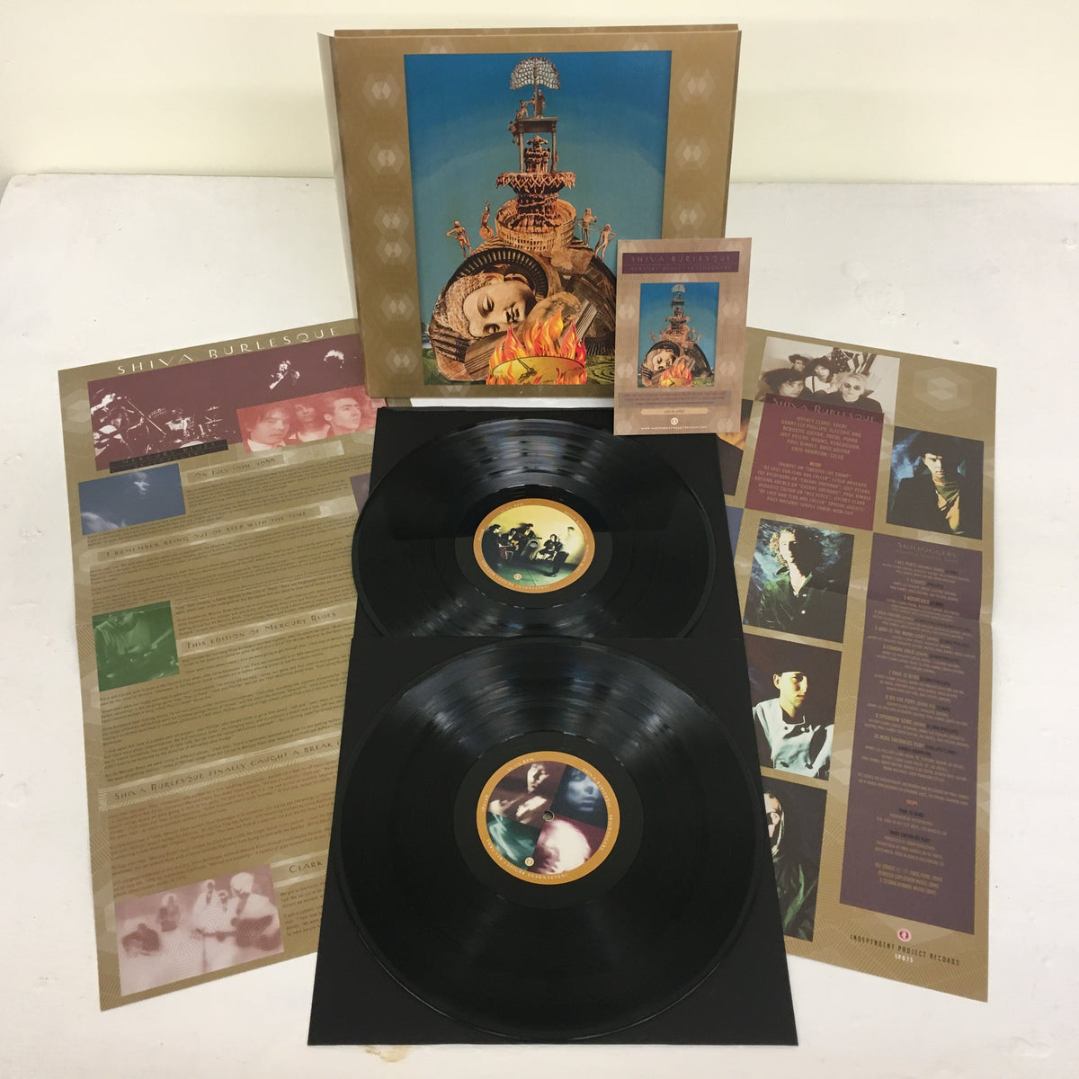 SHIVA BURLESQUE - Mercury Blues + Skulduggery black vinyl double LP image 2