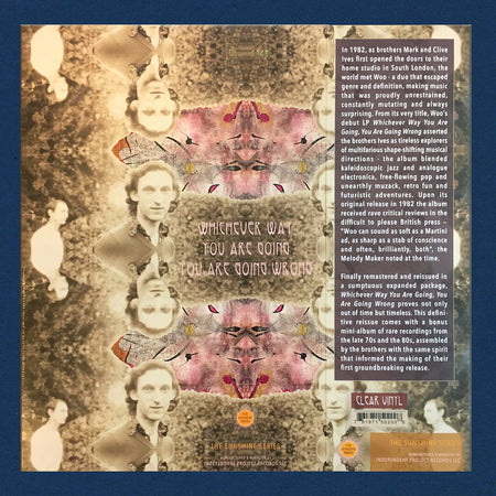 WOO  -  Whichever Way You Are Going, You Are Going Wrong Double LP (Clear Vinyl) image 2