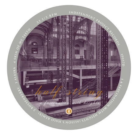 HALF STRING - A Fascination with Heights clear vinyl LP image 3