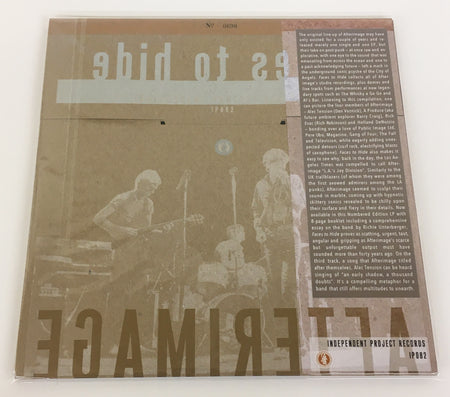 AFTERIMAGE  -  Faces To Hide double LP on White Vinyl image 5