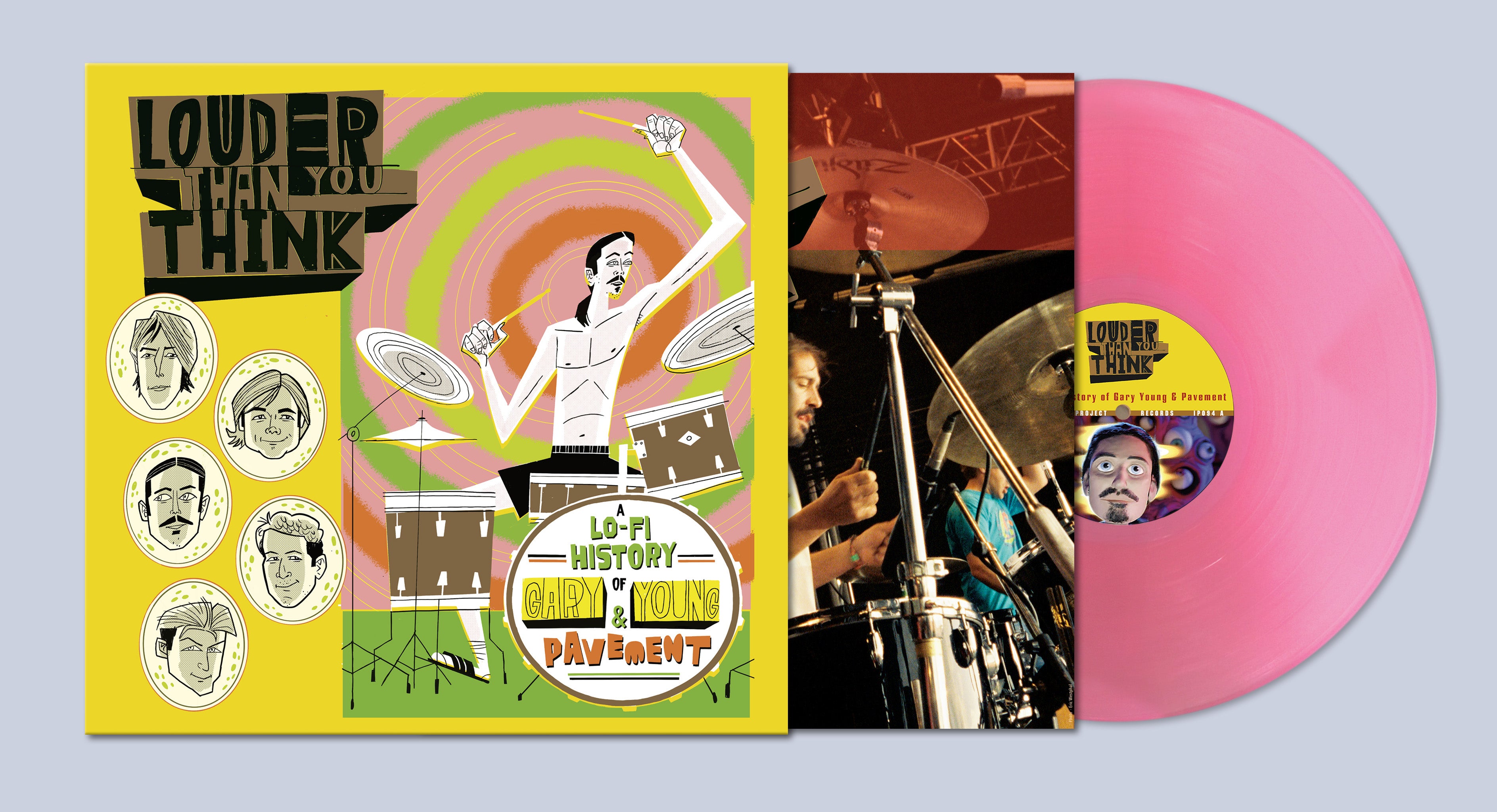 Louder Than You Think: A Lo-Fi History of Gary Young & Pavement Pink Vinyl image 0