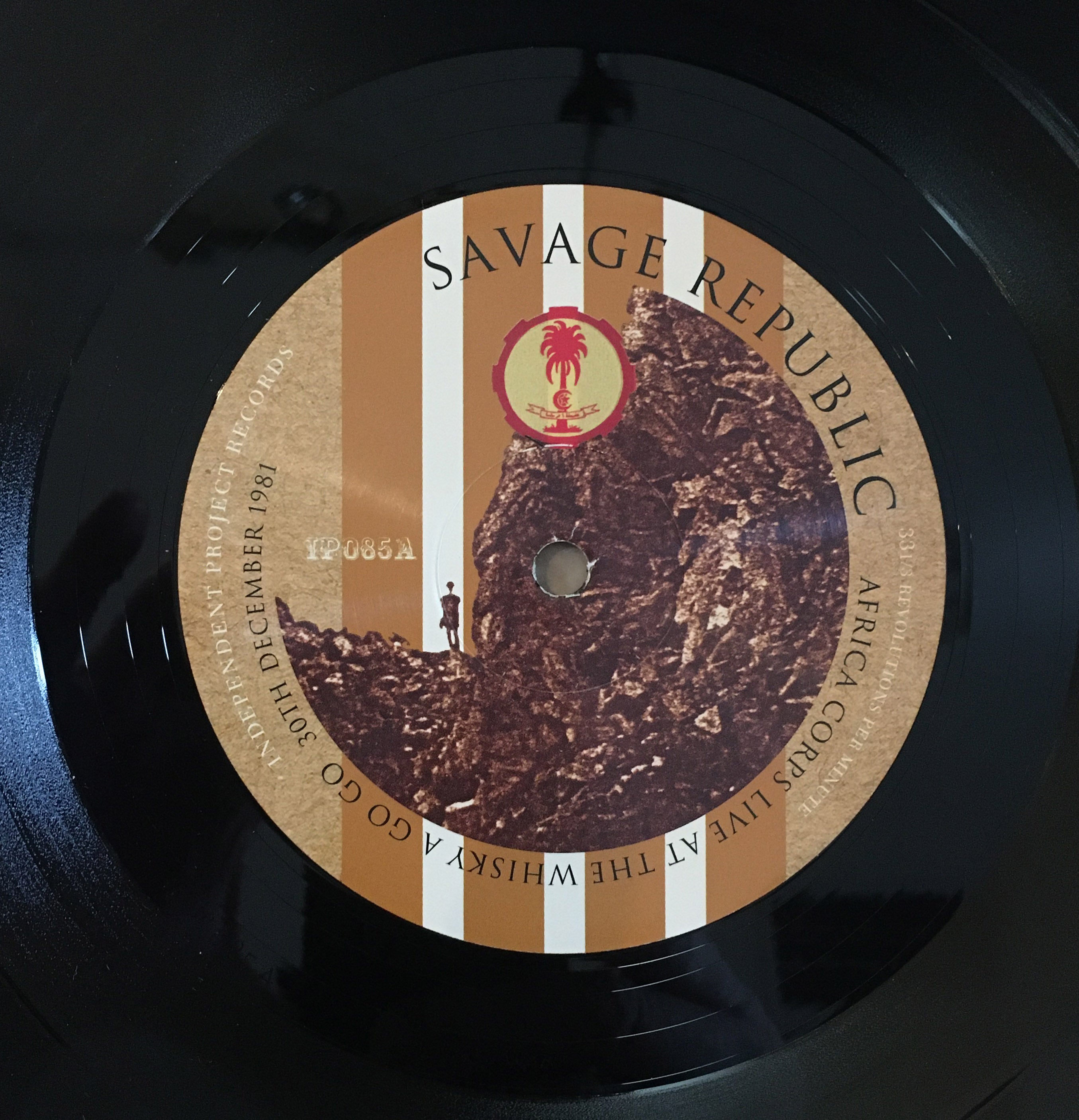 SAVAGE REPUBLIC - Africa Corps Live at The Whisky A Go Go -  Black Vinyl LP image 3