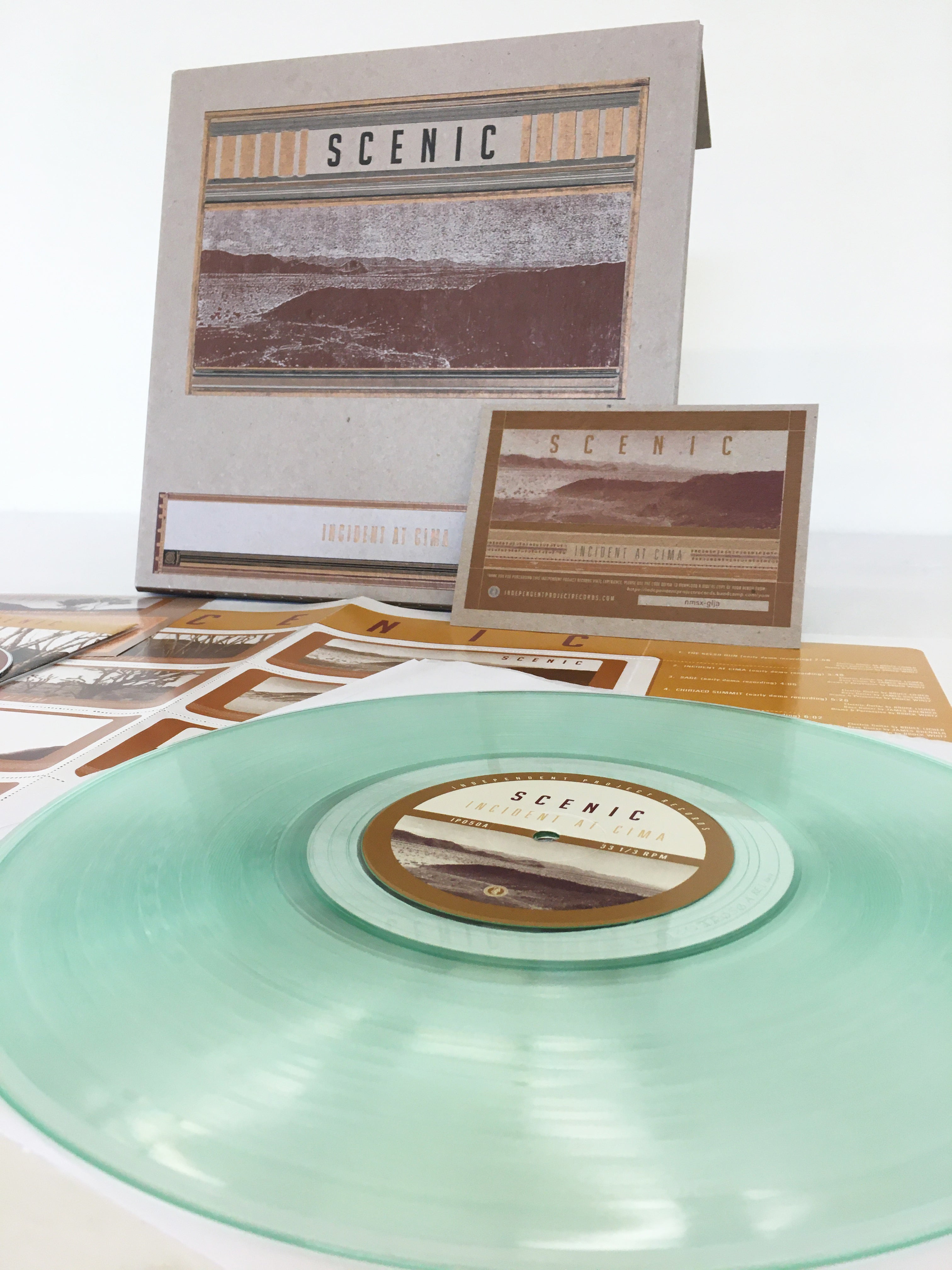 SCENIC  -  Incident At Cima clear/tinted vinyl LP image 7