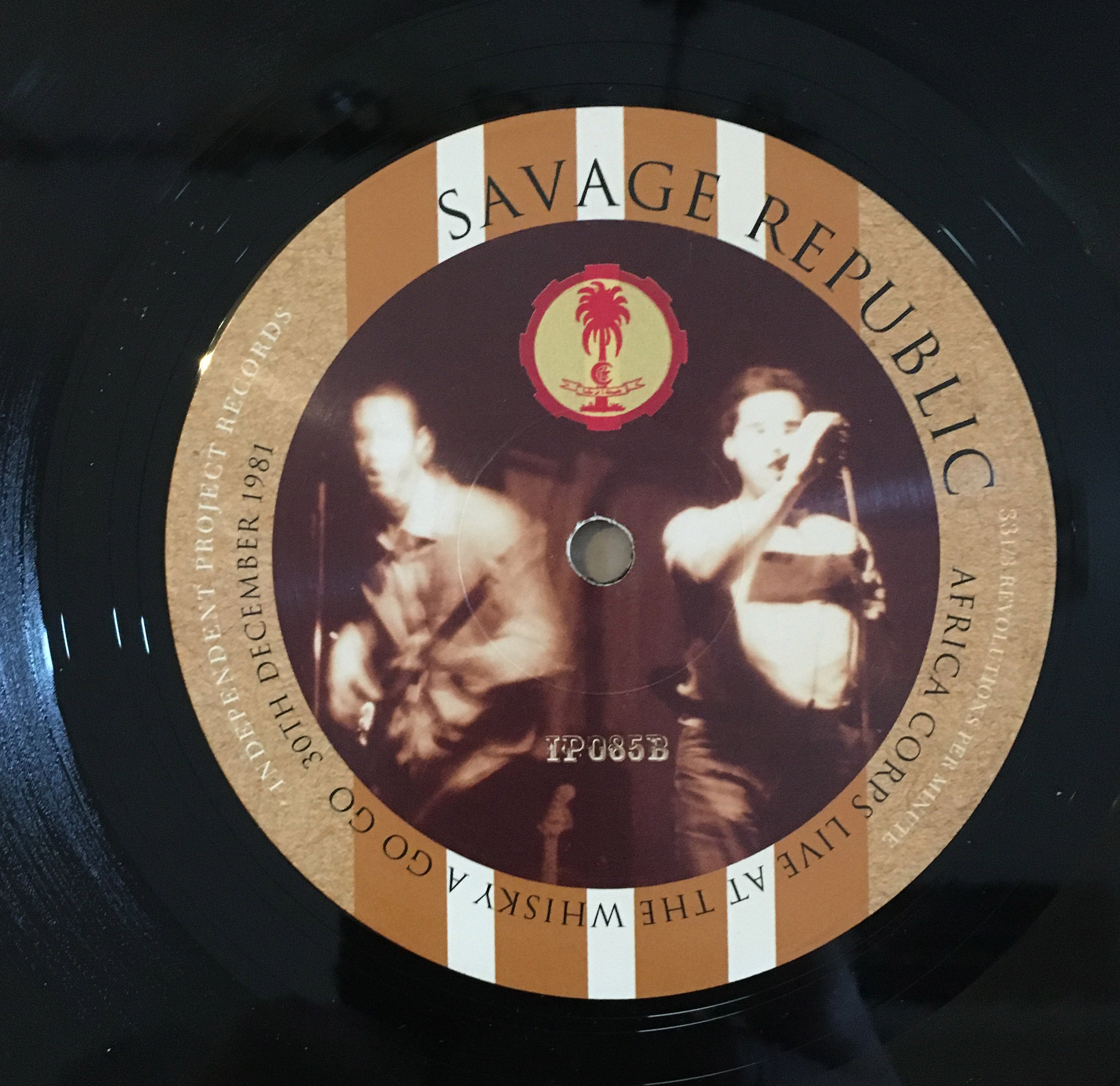 SAVAGE REPUBLIC - Africa Corps Live at The Whisky A Go Go -  Black Vinyl LP image 4