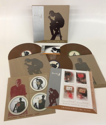 DAVID J - Tracks From the Attic -  Brown Vinyl numbered edition 3LP set image 1