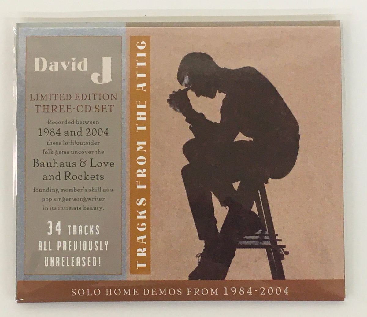 DAVID J - Tracks From the Attic -  Special Edition 3CD set image 0