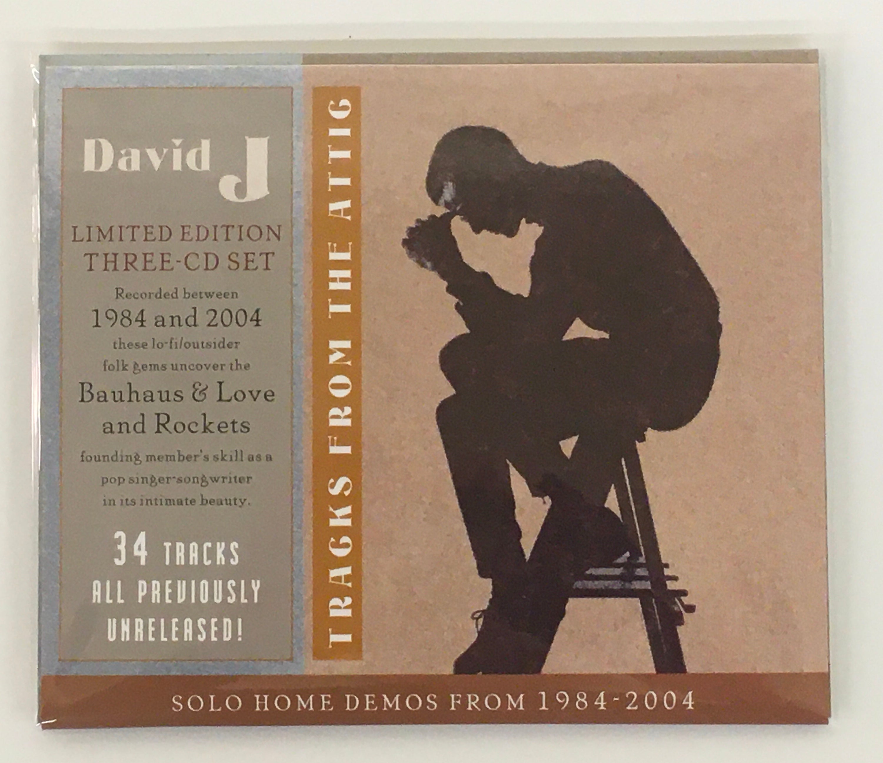 DAVID J - Tracks From the Attic -  Special Edition 3CD set image 0