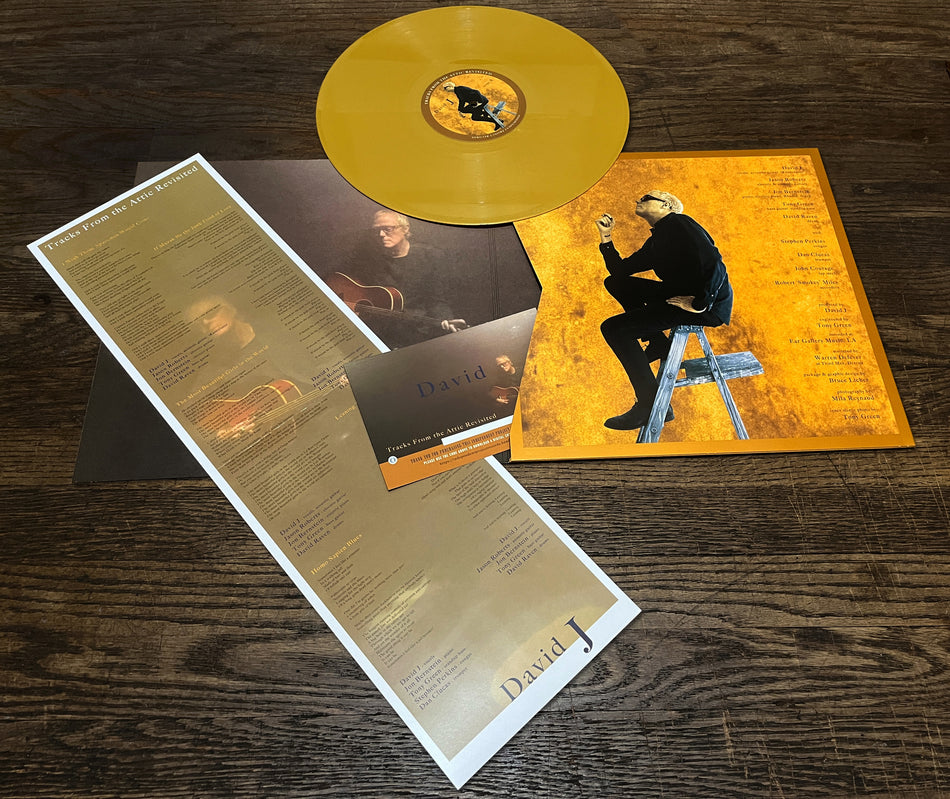 DAVID J - Tracks From the Attic Revisited LP (Gold Vinyl)