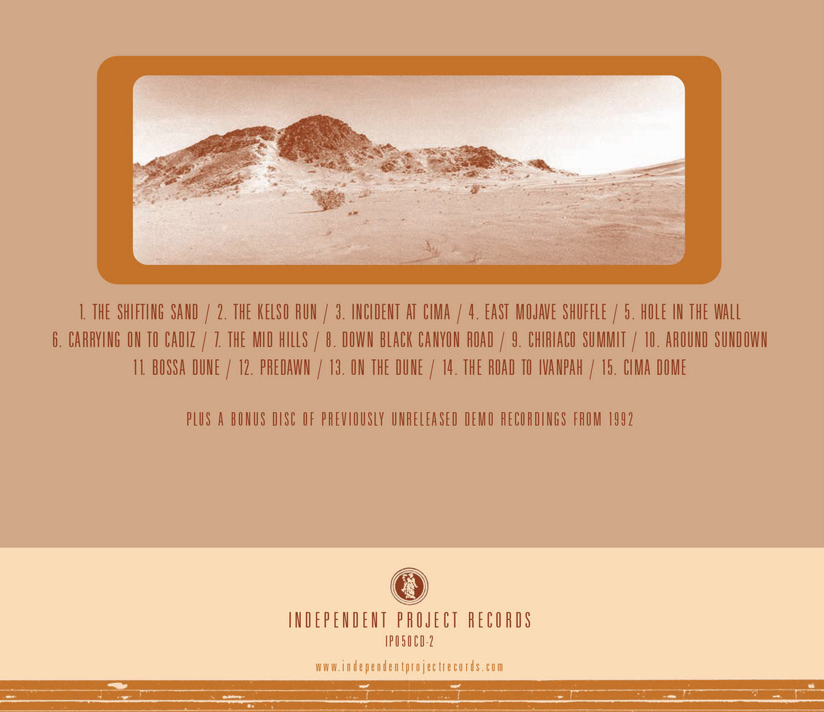 SCENIC  -  Incident At Cima Expanded CD image 1