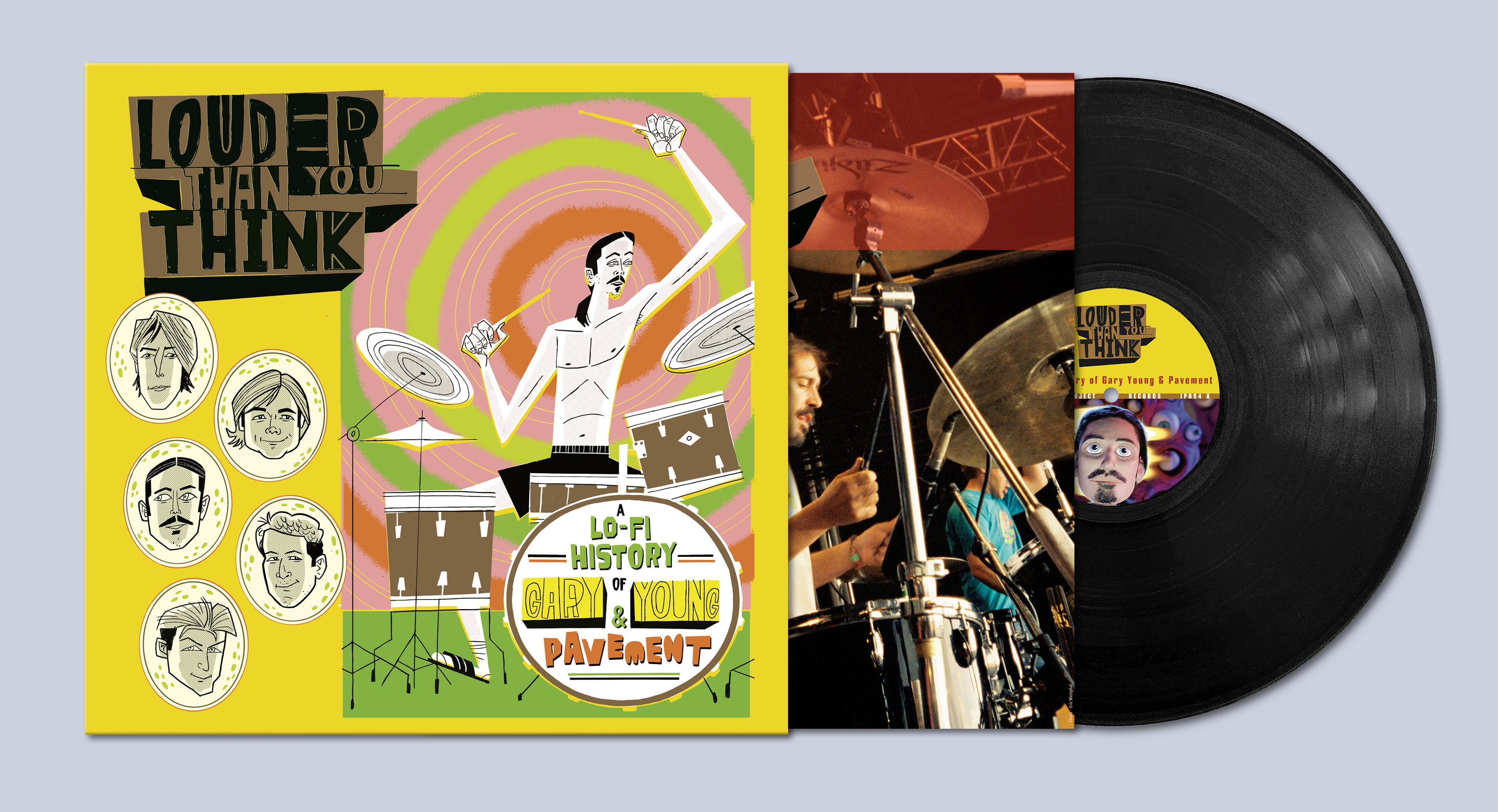 Louder Than You Think: A Lo-Fi History of Gary Young & Pavement Black Vinyl image 0
