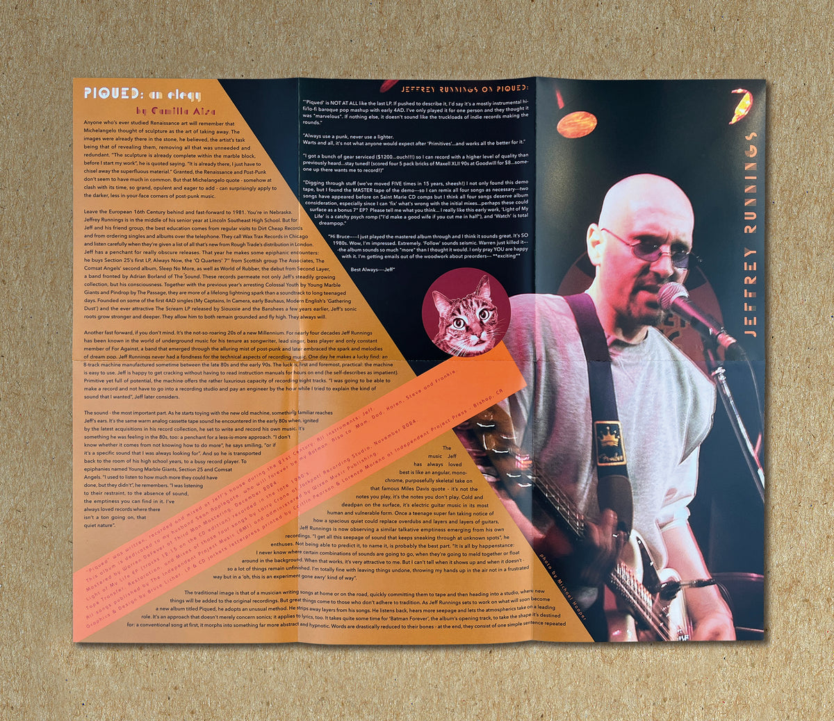 JEFFREY RUNNINGS  -  Piqued double LP on Black Vinyl image 5