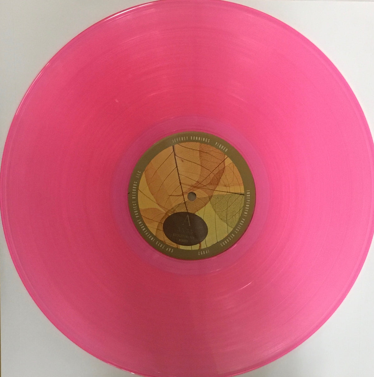 JEFFREY RUNNINGS  -  Piqued double LP on Magenta & Silver Vinyl image 7