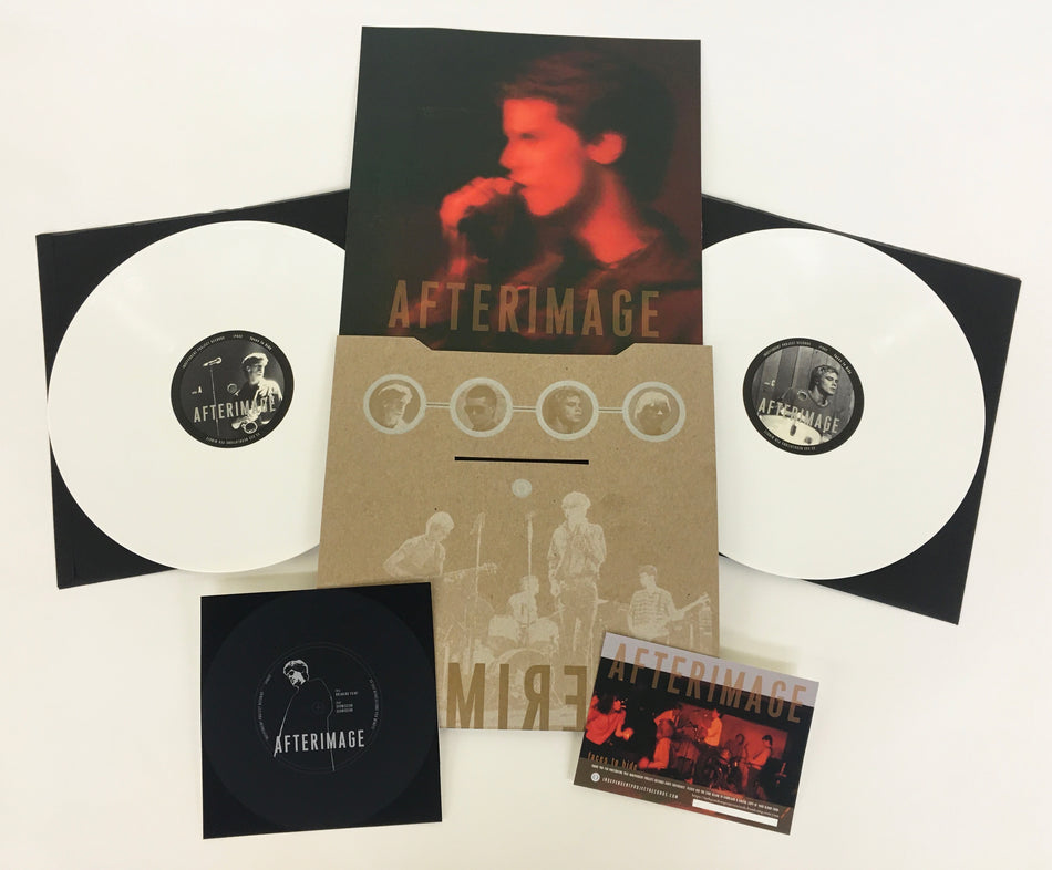 AFTERIMAGE  -  Faces To Hide double LP on White Vinyl image 0