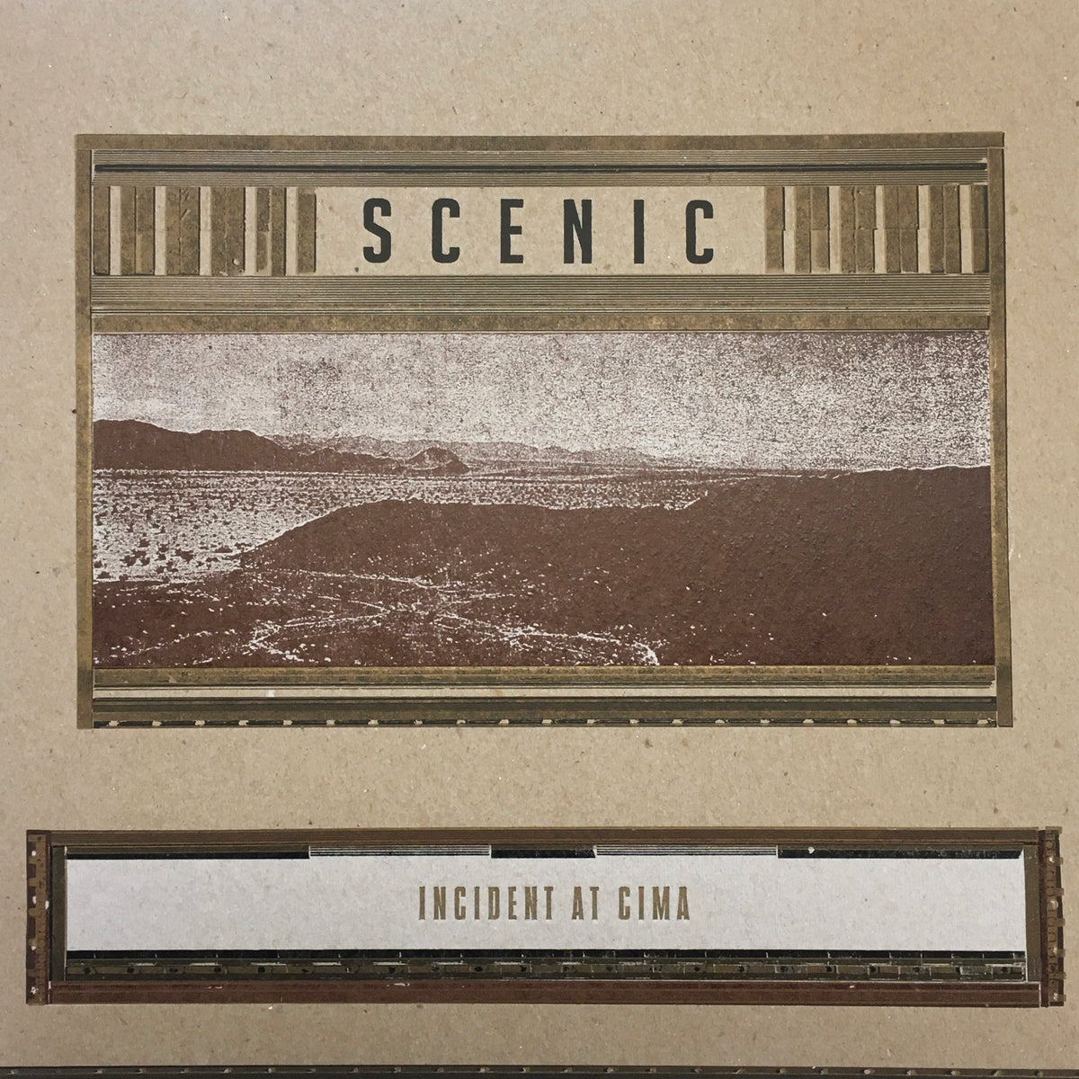 SCENIC  -  Incident At Cima black vinyl LP image 0