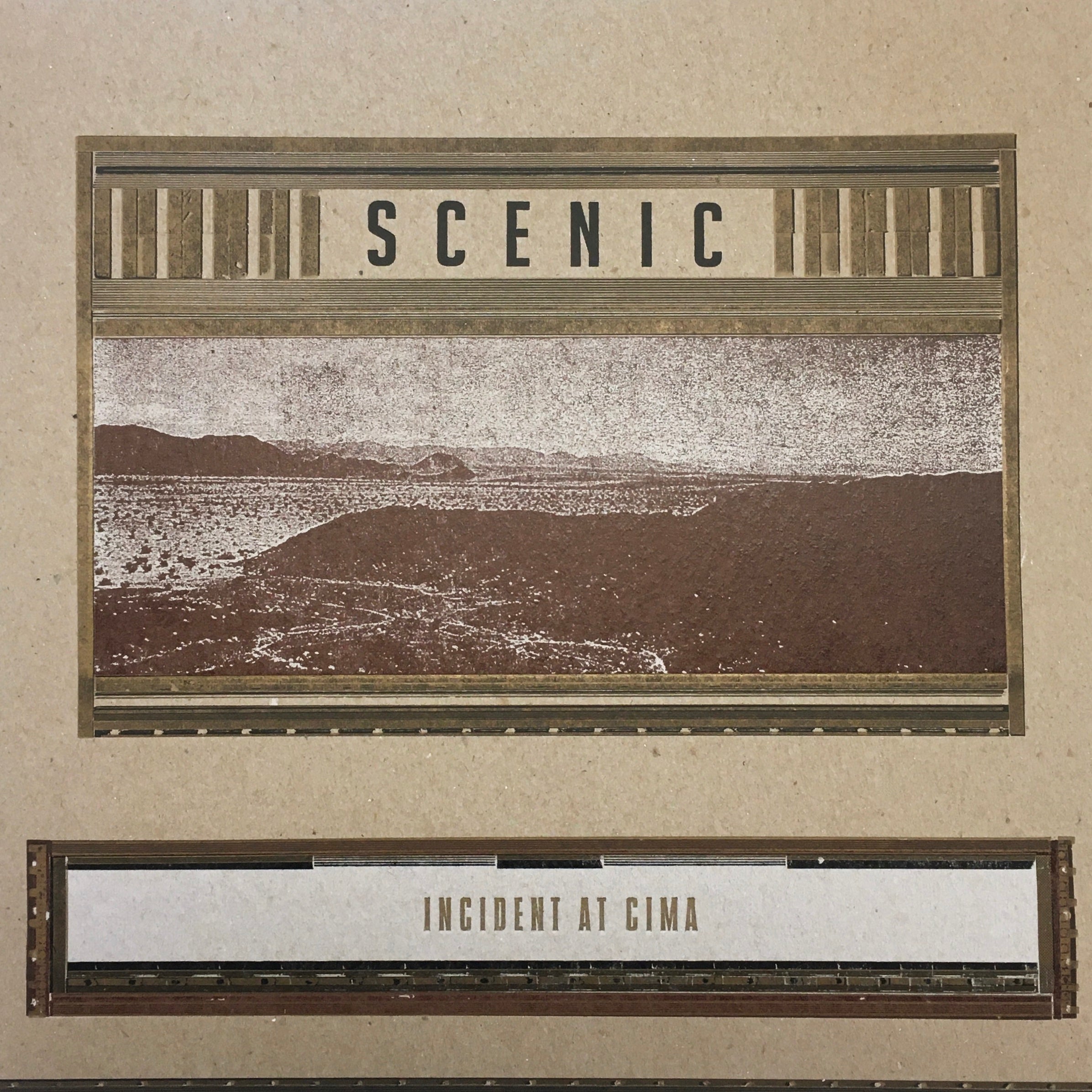 SCENIC  -  Incident At Cima black vinyl LP image 0