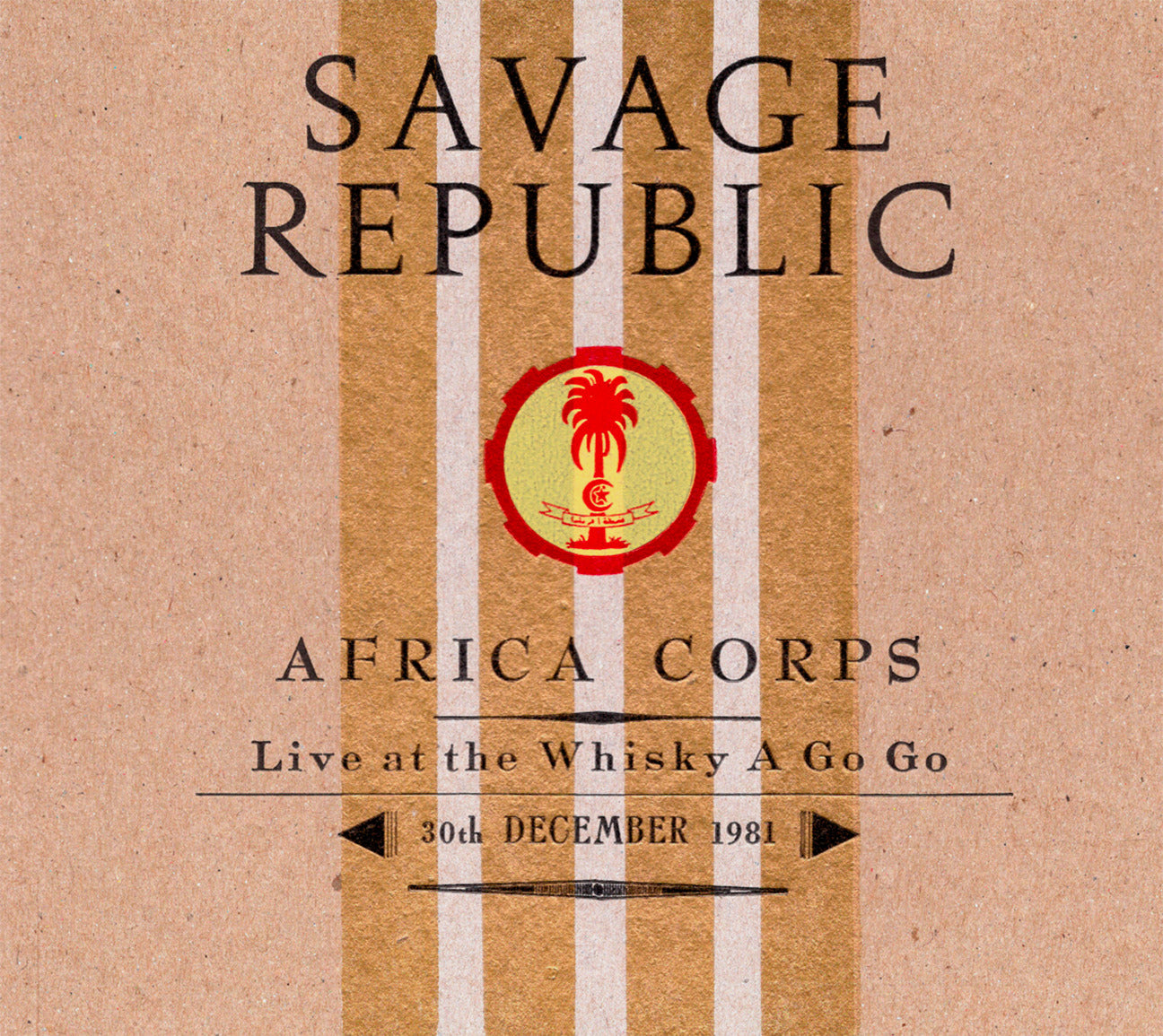 SAVAGE REPUBLIC Africa Corps Live at the Whisky A Go Go REGULAR EDITION CD image 0