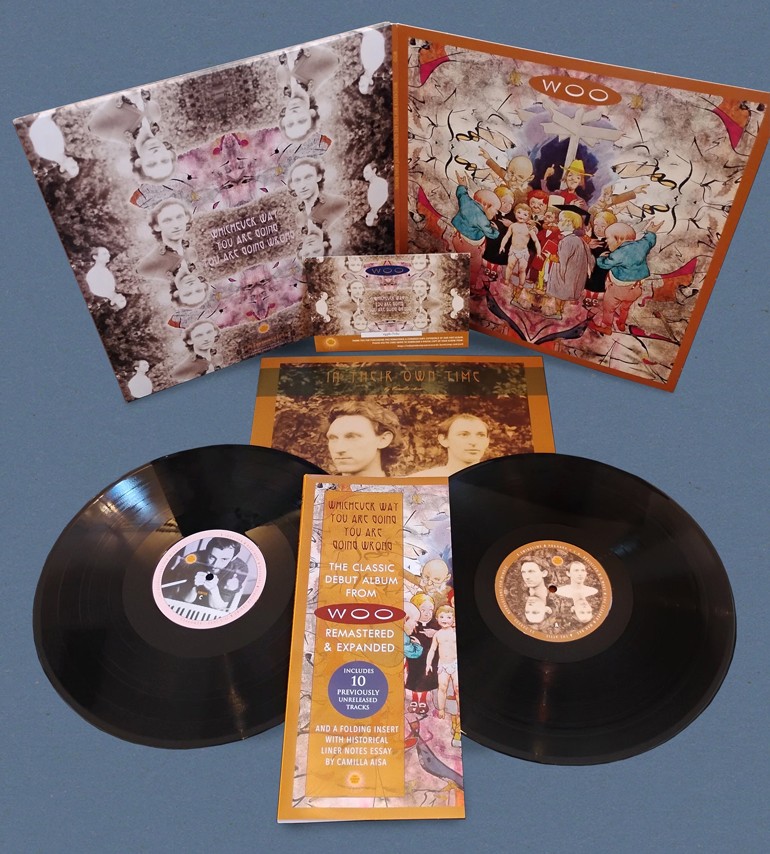 WOO  -  Whichever Way You Are Going, You Are Going Wrong Double LP (Black Vinyl) image 0