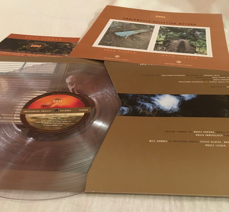 GREG LISHER - Underwater Detection Method -  Clear Vinyl LP image 1