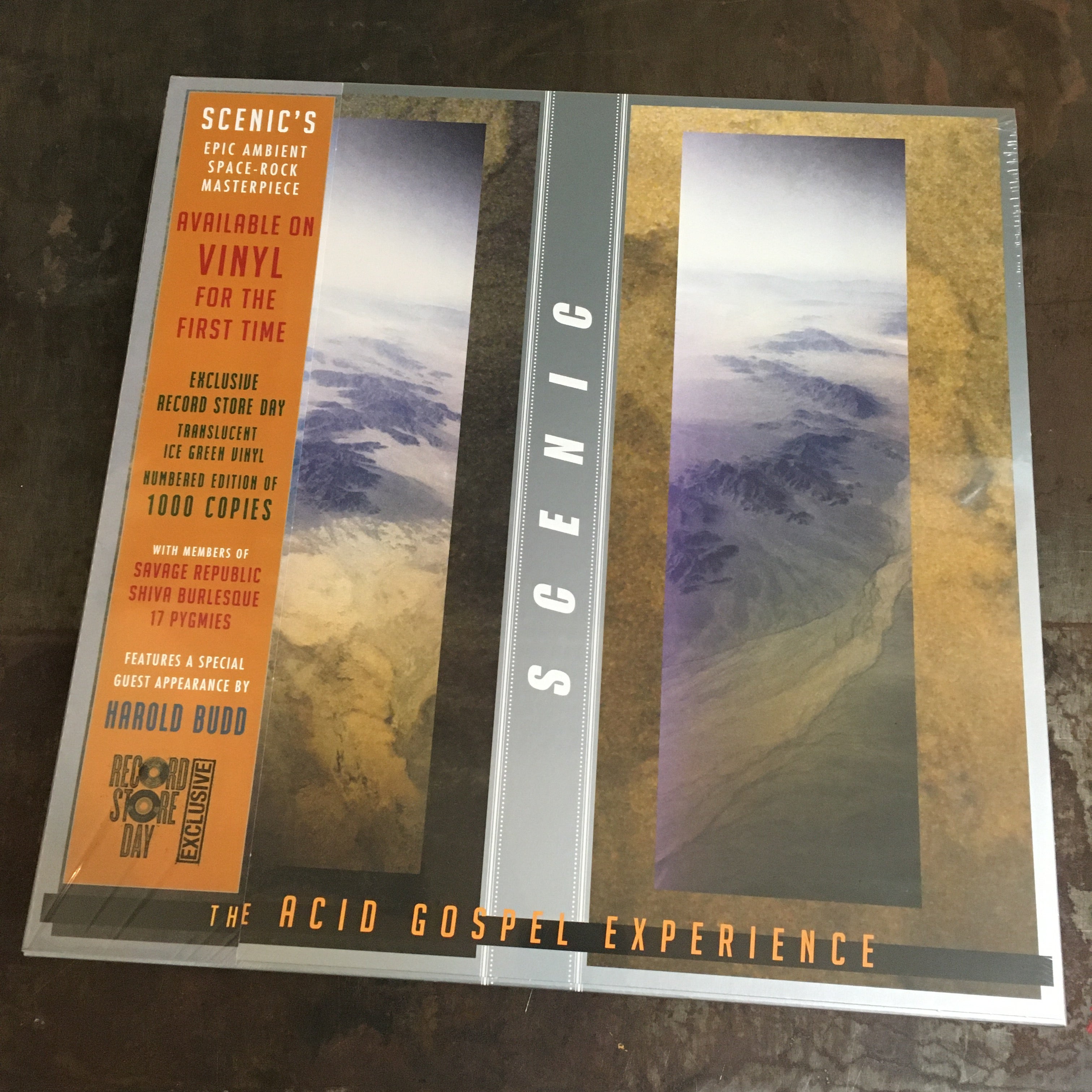 SCENIC  -  The Acid Gospel Experience  RSD ice green translucent vinyl LP image 0