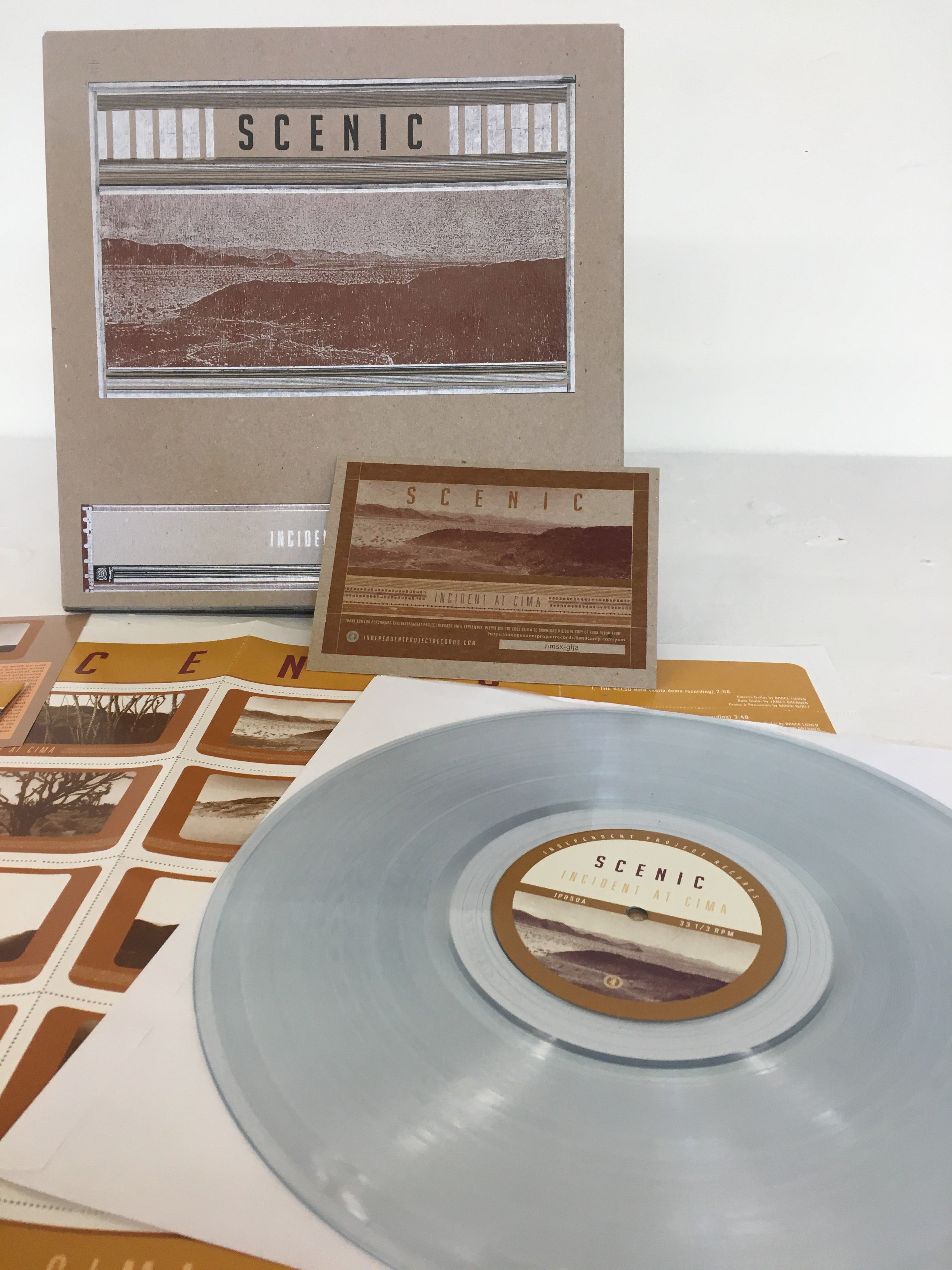 SCENIC  -  Incident At Cima clear/tinted vinyl LP image 2
