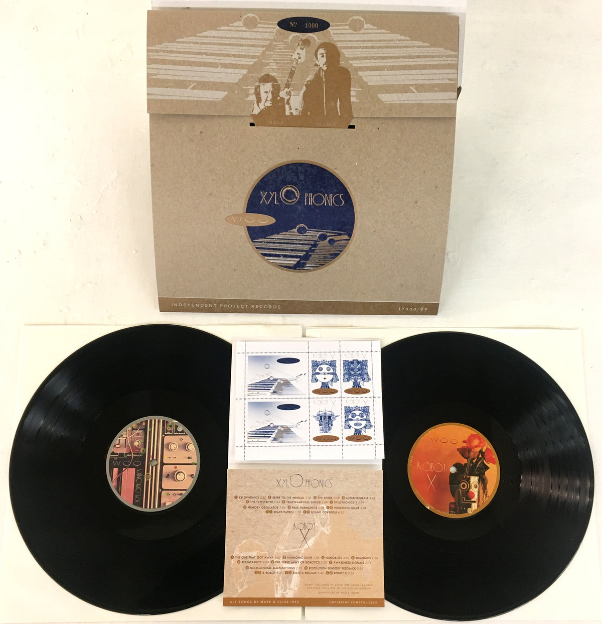 WOO - Xylophonics/Robot X black vinyl double LP image 3