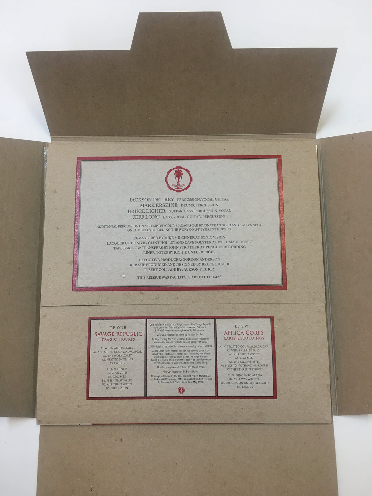 SAVAGE REPUBLIC Tragic Figures expanded re-issue - Deluxe Edition LP image 2